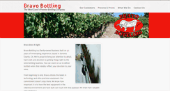 Desktop Screenshot of bravobottling.com